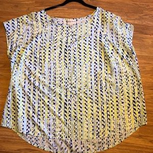 Colorful Ava & Viv blouse.